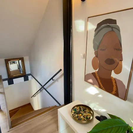 Lägenhet Bright Stylish Duplex With A Private Roof Terrace