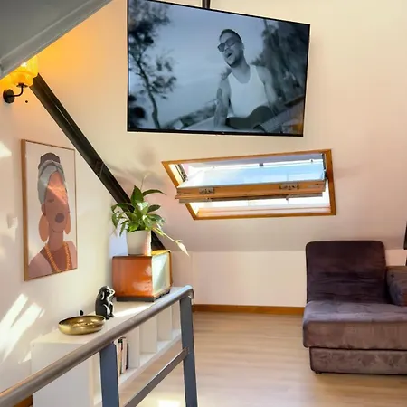 Lägenhet Bright Stylish Duplex With A Private Roof Terrace Lisboa